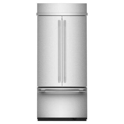 20.8 Cu. Ft. 36" Built-In French Door Bottom Mount Refrigerator With Platinum Interior