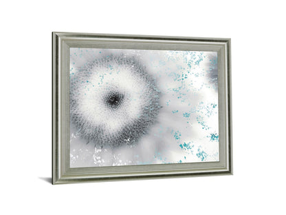Frosted Petal Burst - 28" x 34" Framed Wall Art