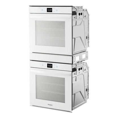 5.8 Cubic Feet 24" Double Wall Oven With Convection - White