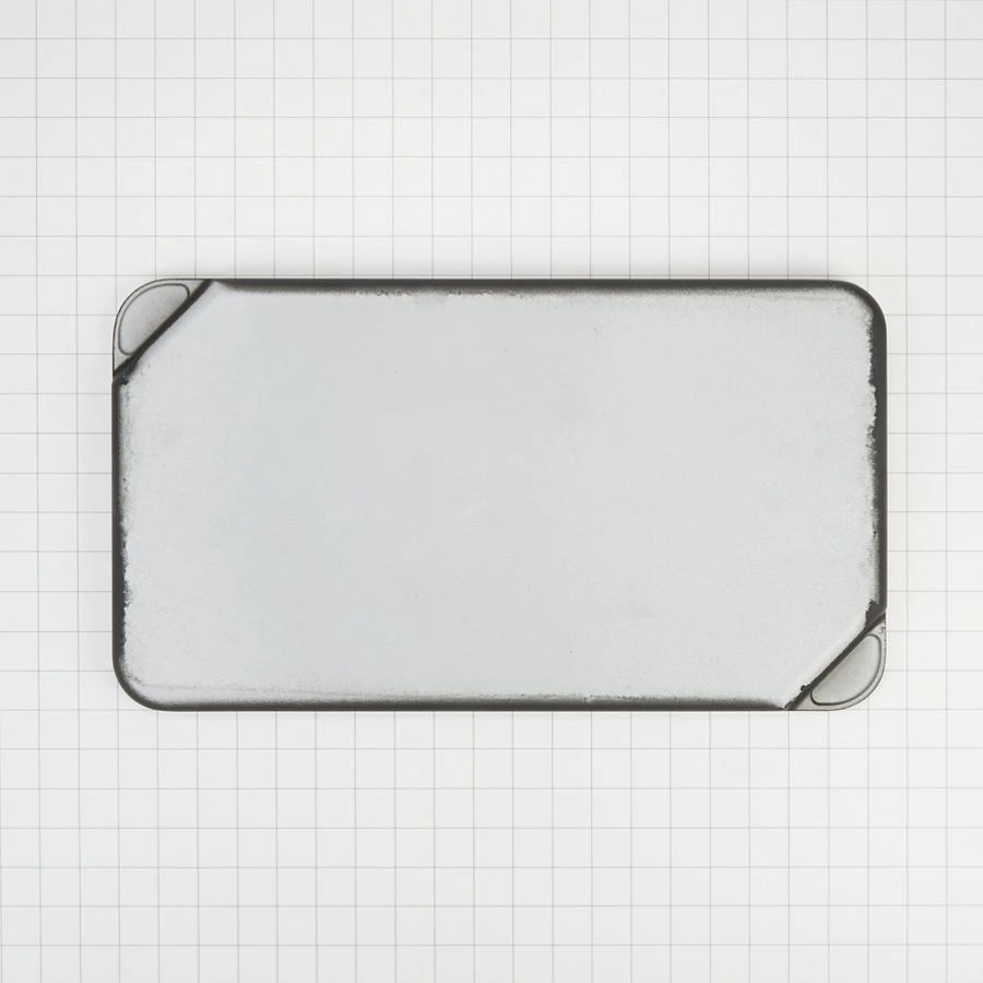 Range/Cooktop Griddle Non-Stick Cast Aluminum For All 2-Burner Cooking Surfaces Except Induction (1" H X 19 1/2" W X 11" D) - Black