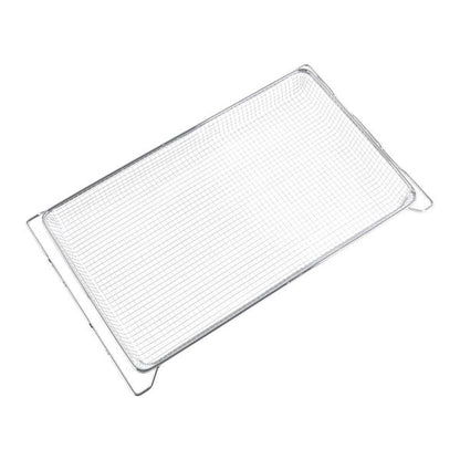Built-In Microwave Air Fryer Basket - Stainless Steel For Models KMMF530/730P, WMMF7330/7530R, JMHF730/930R & KMBS724SPS (17 1/4" L X 10 1/2" W X 1 1/2" H)