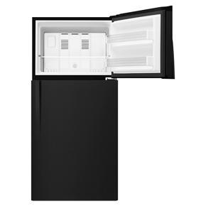 30" Wide Top Freezer Refrigerator, 19 Cubic Feet - Black