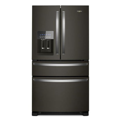36" Wide French Door Bottom Mount Refrigerator, 25 Cu. Ft. - Print Resist Black Stainless