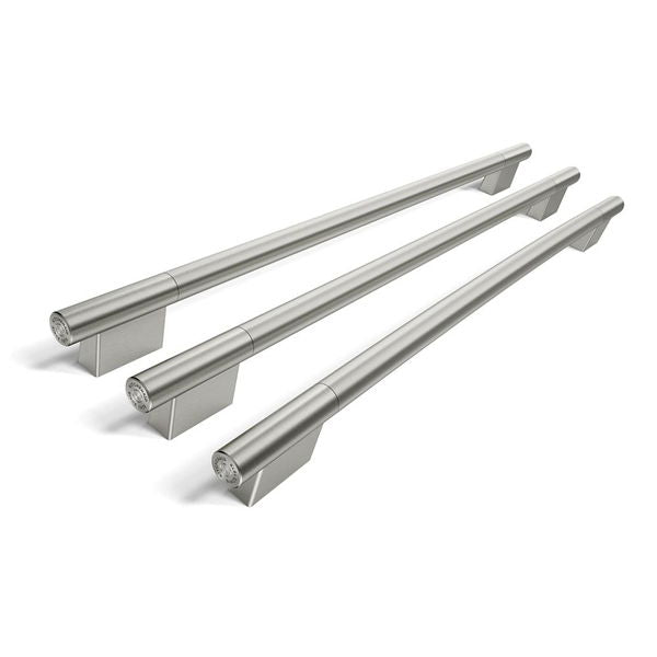 Stainless Steel Handle Hardware Accessory Kit For KitchenAid 36" Width Counter-Depth French Door Refrigerator