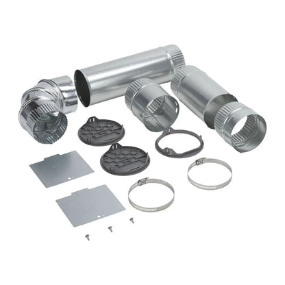 Dryer 4-Way Side Vent Kit For Left, Right, And Bottom Venting.