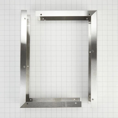 3" X 17 1/4" X 11" Over-The-Range Microwave Trim Kit With Stainless Steel Trim Pieces, Mounting Hardware, & Instructions - Stainless Steel