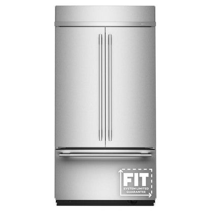 24.2 Cu. Ft. 42" Built-In French Door Bottom Mount Refrigerator With Platinum Interior