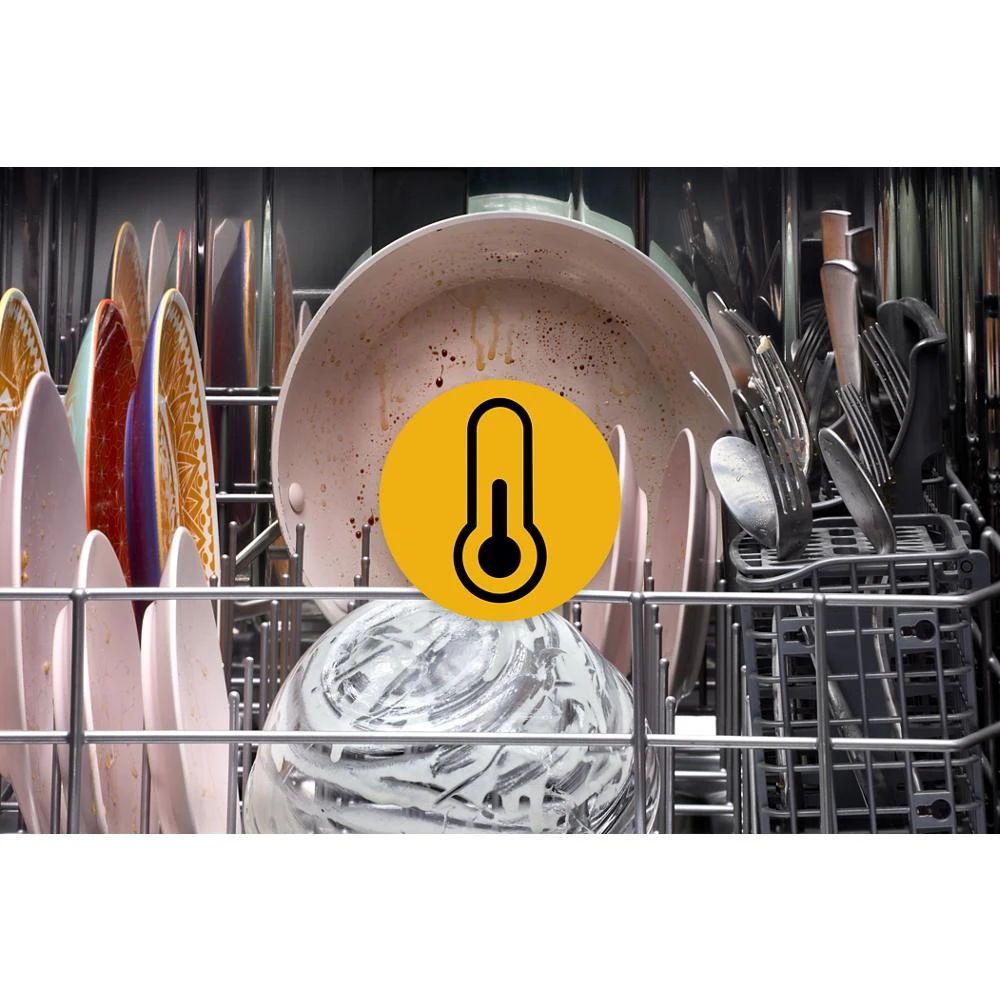 24” Stainless Steel Dishwasher With AI Intelligent Wash, 47 dBA - White