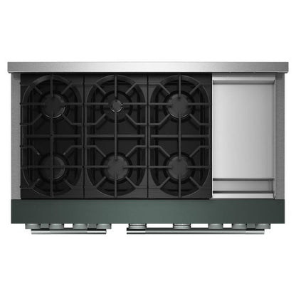 KitchenAid 48" 6 Burner Commercial-Style Gas Range With Griddle - Juniper