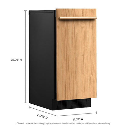 15'' Panel-Ready Automatic Ice Maker