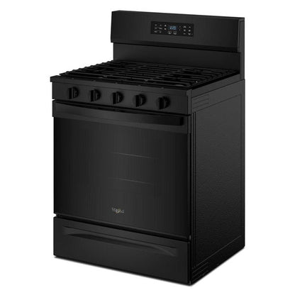 30" Gas Range With Air Cooking Technology And Ez-2-Lift Hinged Grates - Black