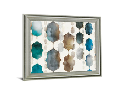 Luminous Cascade - 28" x 34" Framed Wall Art