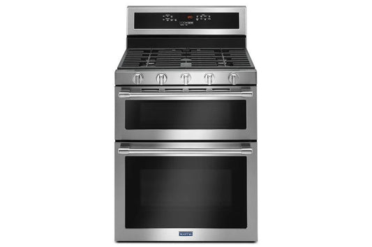 30" Wide Double Oven Gas Range With True Convection - 6.0 Cubic Feet