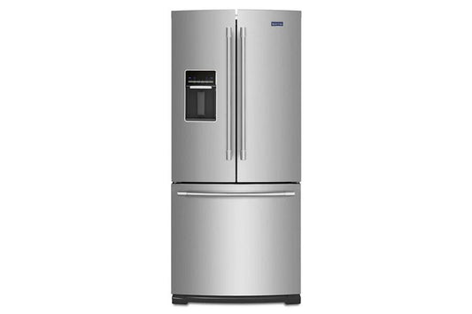 30" Wide French Door Refrigerator With Exterior Water Dispenser- 20 Cubic Feet