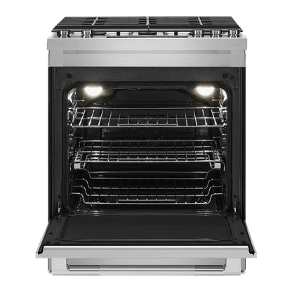 Rise 30" Dual-Fuel Slide-In Range - Stainless Steel