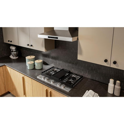 KitchenAid 30" Gas Cooktop With 5 Burners And Integrated Wok Grate - Stainless Steel