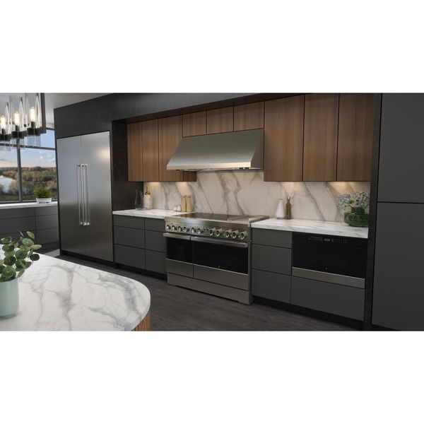 Noir 48" Induction Professional-Style Range With Chrome-Infused Griddle