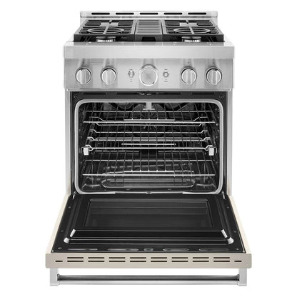 30'' Smart Commercial-Style Gas Range With 4 Burners - Milkshake