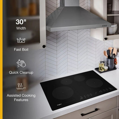 30" Induction Cooktop - Black