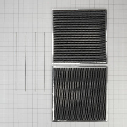 Range Hood Replacement Filter Kit (Includes Two Charcoal Filters And Four Clips)