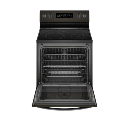 6.4 Cubic Feet Freestanding Electric Range With Frozen Bake Technology - Black Stainless