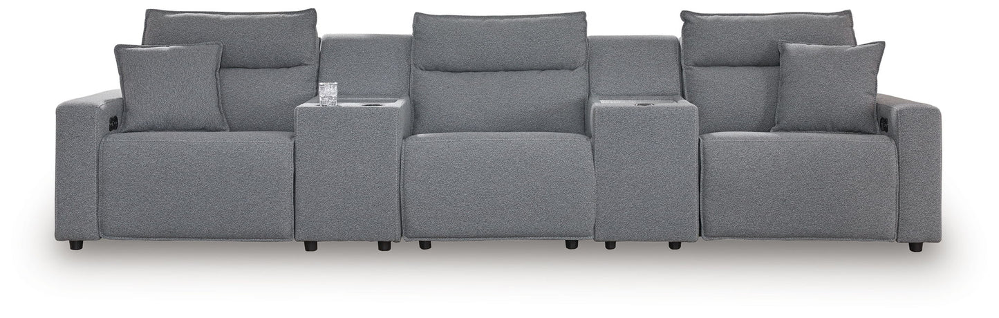 ModMax II - Salt And Pepper - Reclining Sectional