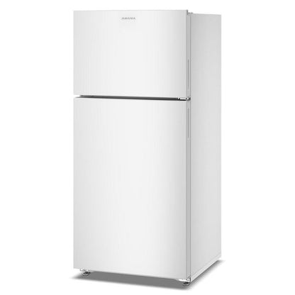 28" Wide Top-Freezer Refrigerator With A Large Crisper Drawer - White
