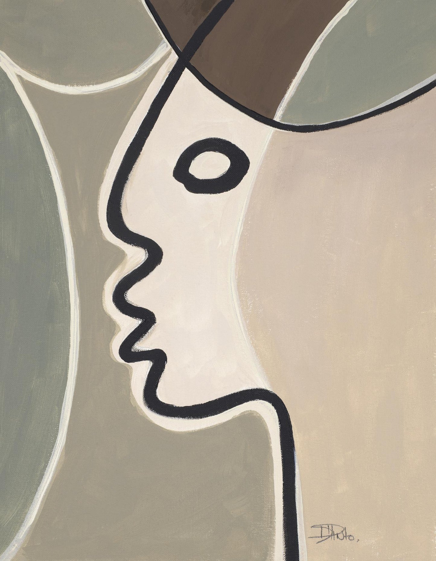 Boho Art I By Patricia Pinto (Small) - Beige
