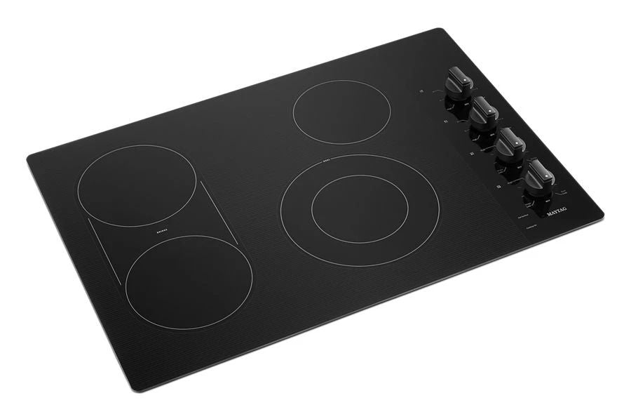 30" Electric Cooktop With Reversible Grill And Griddle - Black