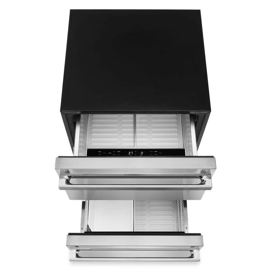 Noir 24" Double Drawer Refrigerator/Freezer