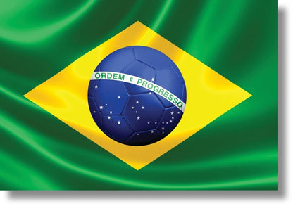 Soccer Glory - 40" x 60" Framed Wall Art