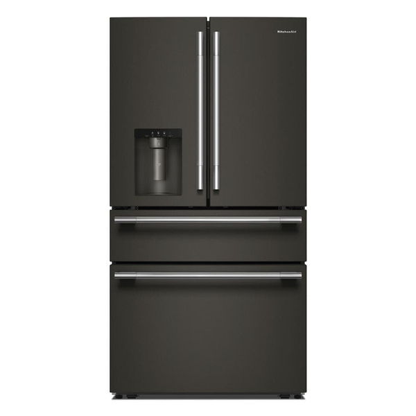 29 Cu. Ft. French Door Refrigerator With Exterior Water And Ice And Freshchill Full-Width Refrigerated Drawer - Black Ore