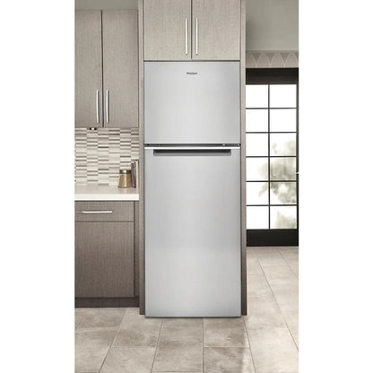 24" Wide Small Space Top-Freezer Refrigerator - 12.9 Cubic Feet - Fingerprint-Resistant Stainless Finish