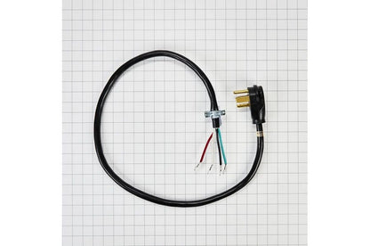 6' Length Electric Range Power Cord - Black