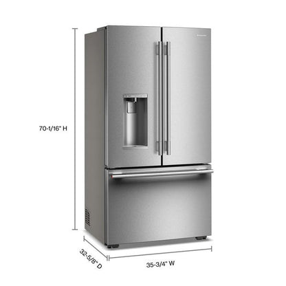 Counter-Depth French Door Refrigerator With Intelligent Auto Fill - Fingerprint Resistant Stainless Steel