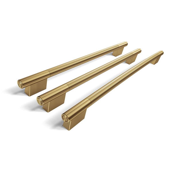 Brass Handle Hardware Accessory Kit For KitchenAid 36" Width 4Door French Door Refrigerators
