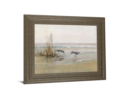 Early Risers I By Sally Swatland - Framed Print Wall Art - Beige