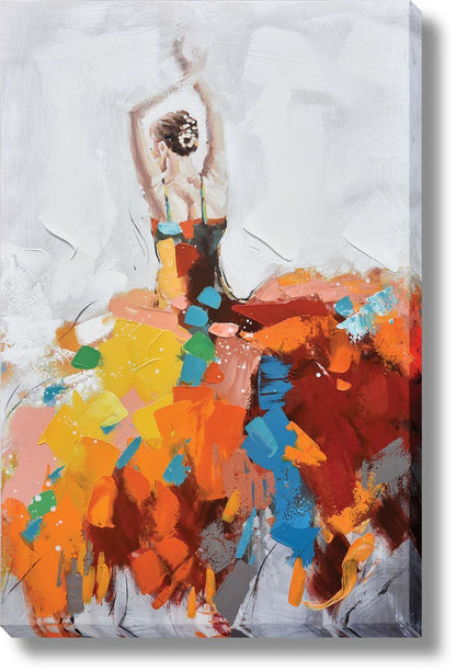 Radiant Twirl - 32" x 47" Framed Wall Art