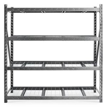 90" x 90" Heavy Duty Mega Rack With Four Adjustable Shelves