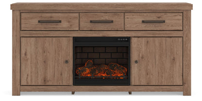 Garistyn - TV Stand With Fireplace Option