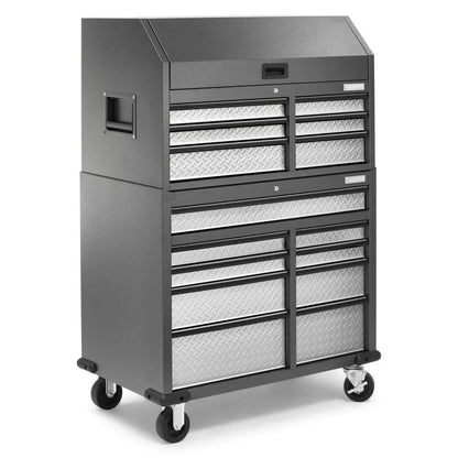 Premier 41" 15-drawer Mobile Tool Chest Combo