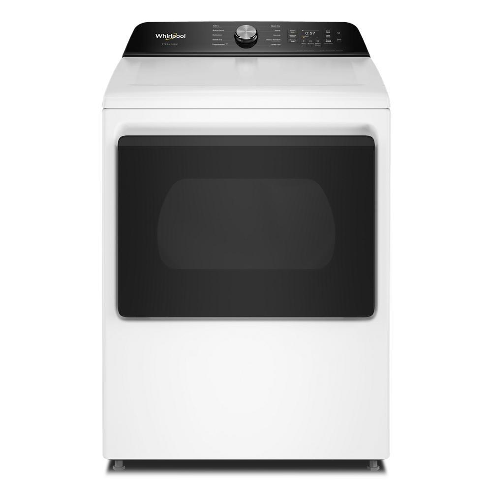 7.5 Cu. Ft. Smart Gas Dryer With Steam Iron And Ai Dry - White