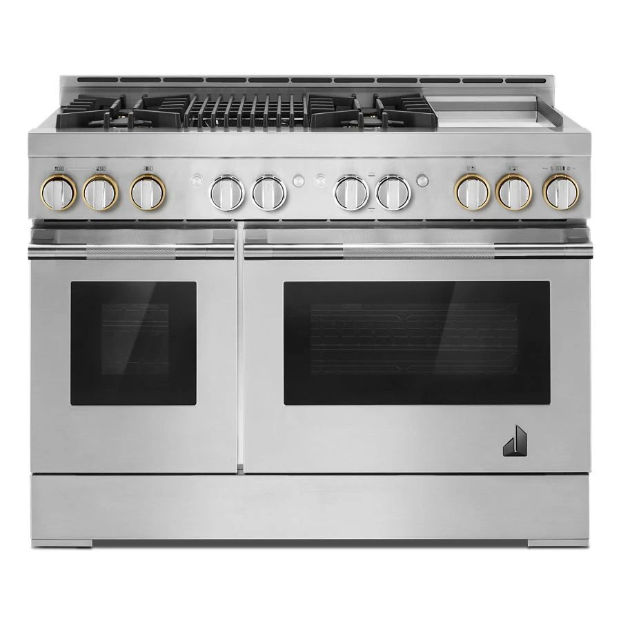 Rise 48" Gas Professional-Style Range With Chrome-Infused Griddle And Grill
