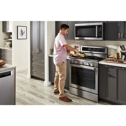 30" 5-Burner Gas Convection Range