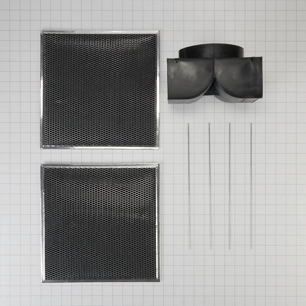 Range Hood Wall Canopy Recirculation Kit For Models Wvw73Uc0Ls And Wvw53Uc0Ls - Black