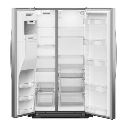 36" Standard Depth Side-By-Side Refrigerator With Trucool System - Fingerprint-Resistant Stainless Finish
