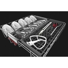44 dBA Dishwasher With FreeFlex Third Rack And LED Interior Lighting - Black - Stainless Steel