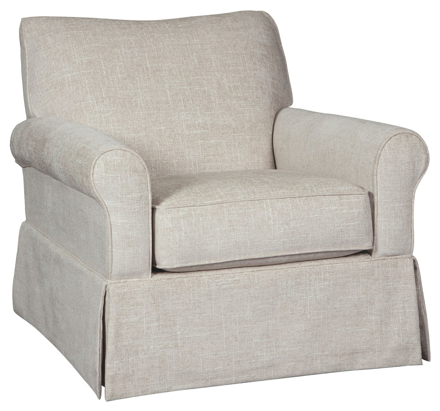 Searcy - Swivel Glider Accent Chair - Quartz