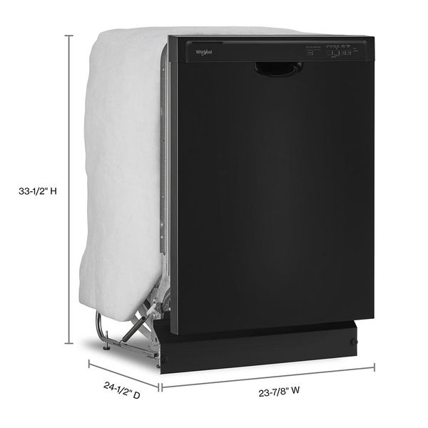 Quiet Dishwasher With Boost Cycle - Black