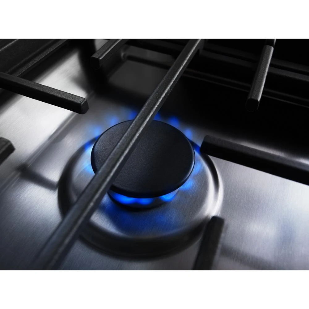 30" 4-Burner Dual Fuel Downdraft Slide-In Range